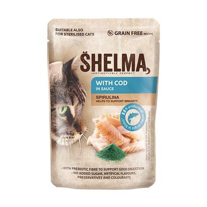 shelma-with-cod-in-sauce-comida-humeda-para-gatos-85g