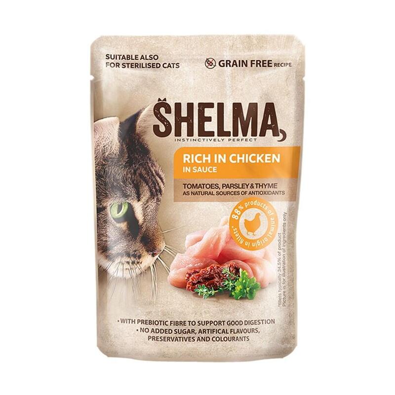 shelma-rich-in-chicken-in-sauce-comida-humeda-para-gatos-85g