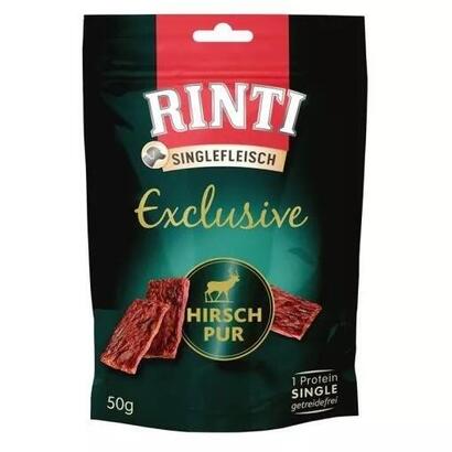 rinti-singlefleisch-exclusive-deer-premio-para-perros-50g