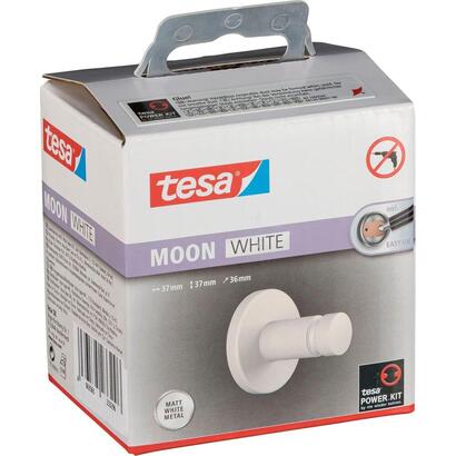 tesa-moon-handtuchhaken-40573-weiss-matt