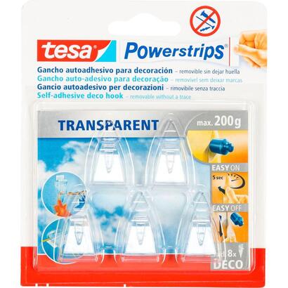 tesa-powerstrips-deco-haken-transparent-200g-5-stuck-58900