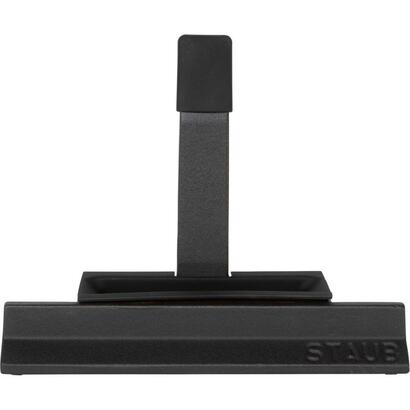 staub-deckelhalter-gusseisen-schwarz