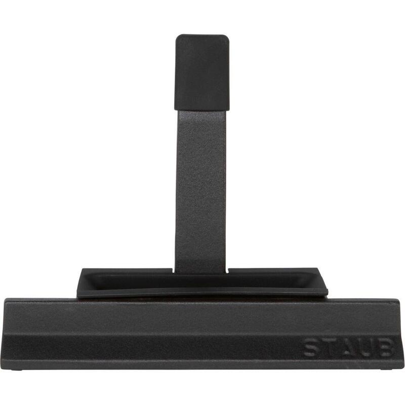 staub-deckelhalter-gusseisen-schwarz
