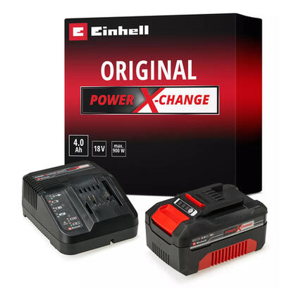 kit-de-inicio-einhell-power-x-change-18volt-4ah-cargador-negrorojo-bateria-cargador