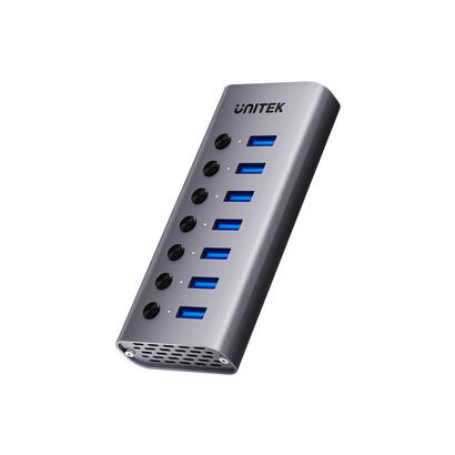 unitek-hub-usb-a-30-7w1-5gbps-z-przelacznikami-portow