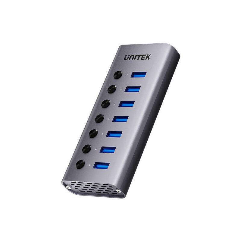unitek-hub-usb-a-30-7w1-5gbps-z-przelacznikami-portow