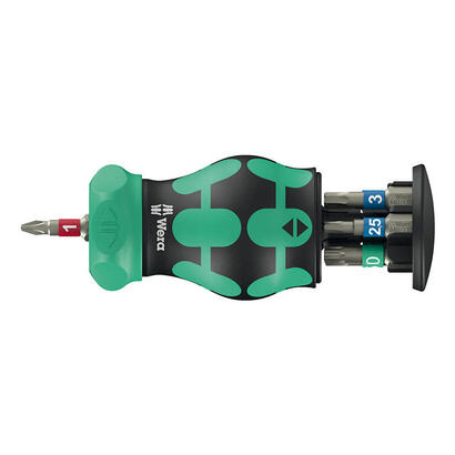 wera-bicycle-set-5-2025-conjunto-de-bits-negroverde-7-partes-14-con-funcion-de-trinquete-05004186001
