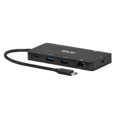 hub-club3d-csv-2552-de-interfaz-usb-tipo-c-5000-mbits-negro