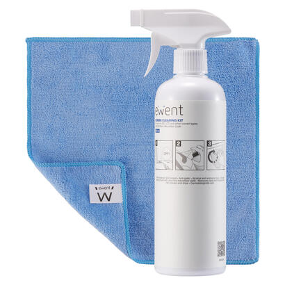 kit-de-limpieza-de-pantallas-ewent-ew5678-500ml-cpano-de-microfibra-30x30cm