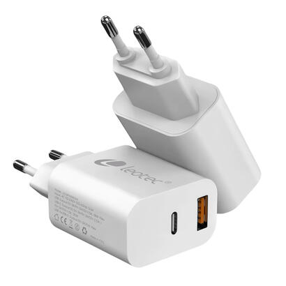 cargador-paredviaje-usb-cpd-usb-a-30w-blanco-leotec-cargador-30w-gan-carga-rapida-1-usb-c-pd-1-usb-a-blanco-compatible-con-apple
