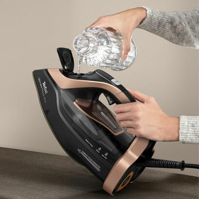 plancha-tefal-ultimate-power-pro-fv9e50-vapor-seco-durilium-airglide-autoclean-soleplate-3200-w-negro-cobre