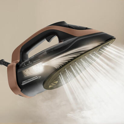 plancha-tefal-ultimate-power-pro-fv9e50-vapor-seco-durilium-airglide-autoclean-soleplate-3200-w-negro-cobre