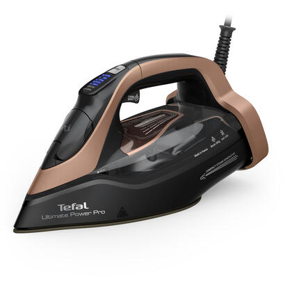 plancha-tefal-ultimate-power-pro-fv9e50-vapor-seco-durilium-airglide-autoclean-soleplate-3200-w-negro-cobre