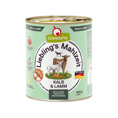 granatapet-liebling-s-mahlzeit-veal-and-lamb-comida-humeda-para-perros-800g