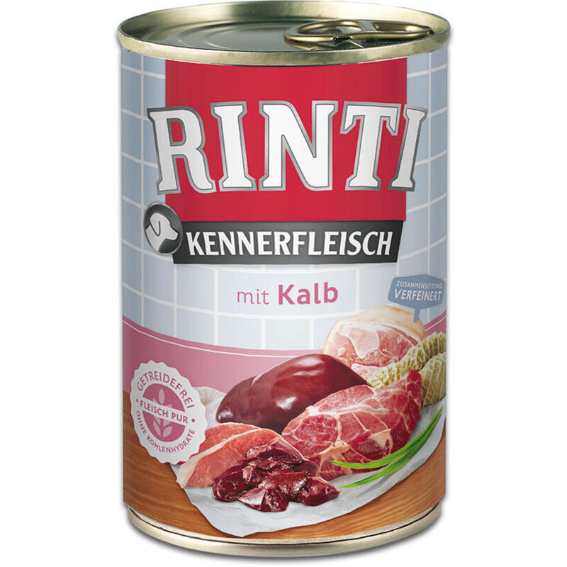 rinti-kennerfleisch-veal-comida-humeda-para-perros-400g