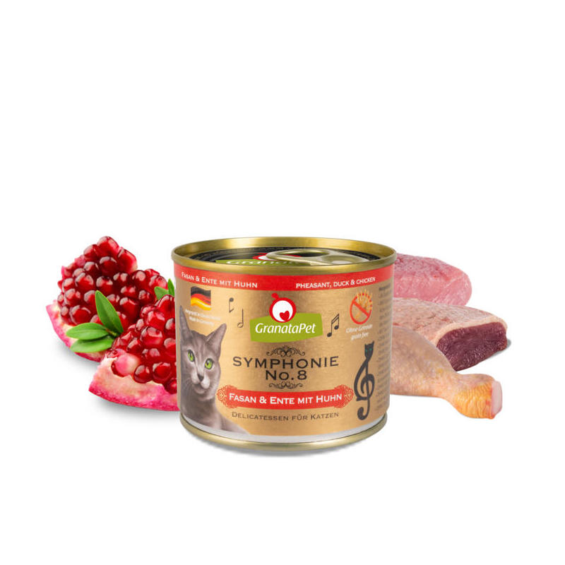 granatapet-symphonie-no8-pheasant-and-duck-with-chicken-comida-humeda-para-gatos-200g granatapet-symphonie-no8-pheasant-and-duck-with-chicken-comida-humeda-para-gatos-200g