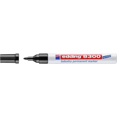 pack-de-10-unidades-edding-8300-rotulador-permanente-industrial-punta-redonda-15-3mm-tinta-resistente-al-desgaste