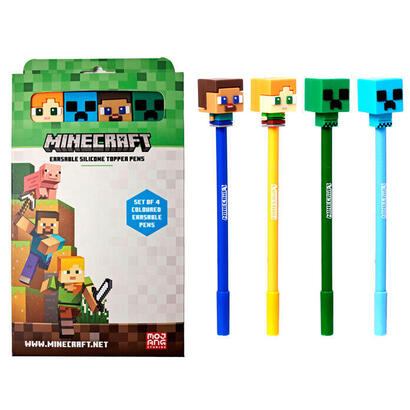 blister-4-boligrafos-colores-borrables-minecraft