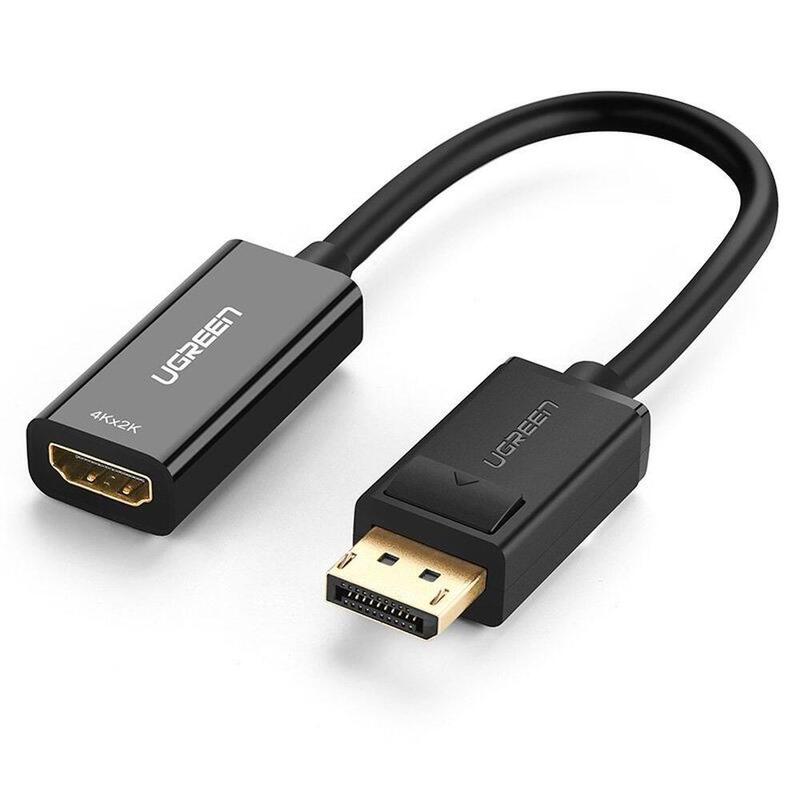 adaptador-ugreen-40362-de-cable-de-video-025-m-displayport-hdmi