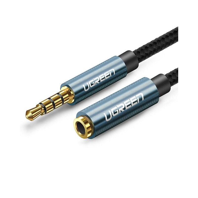 ugreen-av118-przedluzacz-audio-aux-jack-35-mm-2m-niebieski