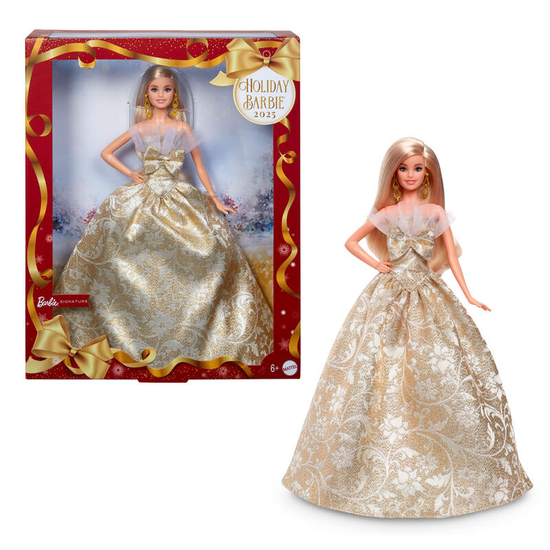 mattel-barbie-signature-holiday-barbie-blonde-jbh95 mattel-barbie-signature-holiday-barbie-blonde-jbh95