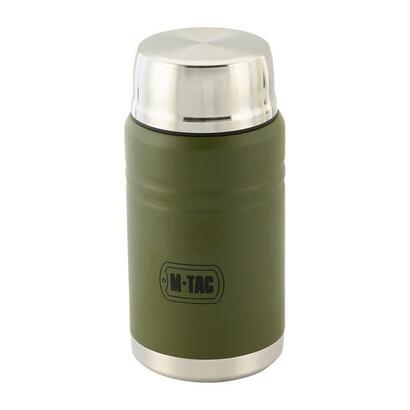 termo-para-alimentos-m-tac-un-r02-750a-con-cuchara-plegable-de-acero-inoxidable-750-ml-color-oliva