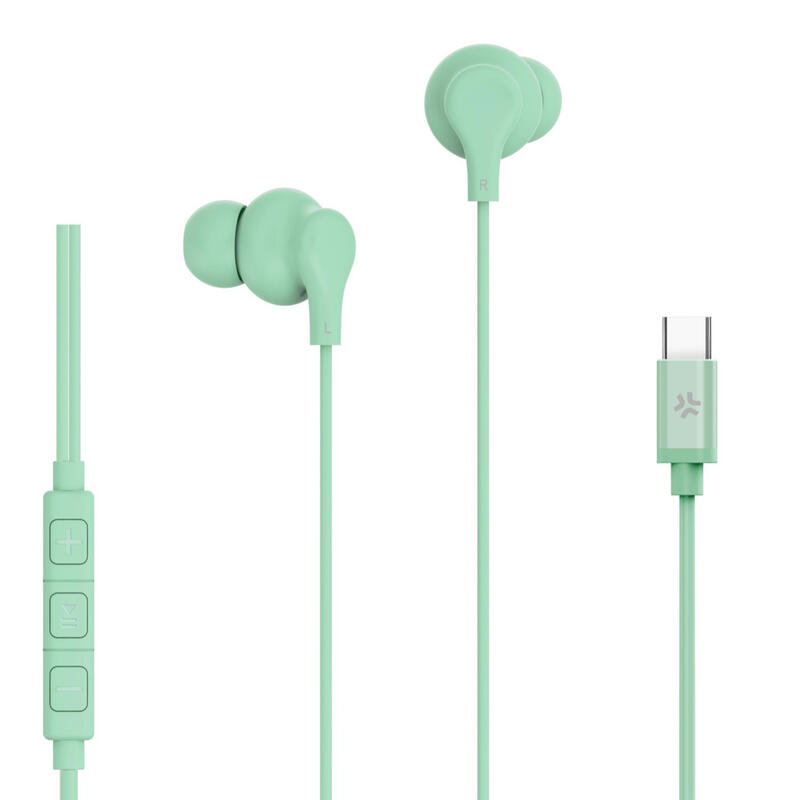 auriculares-cable-usb-c-verde