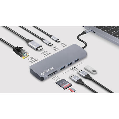 manhattan-usb-c-pd-a-hdmi-9-in-1-4k-dockingmation-gris