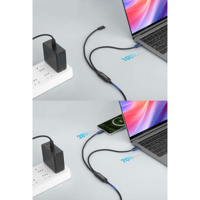 manhattan-dual-usb-c-ladecable-100-w-2-m-negro