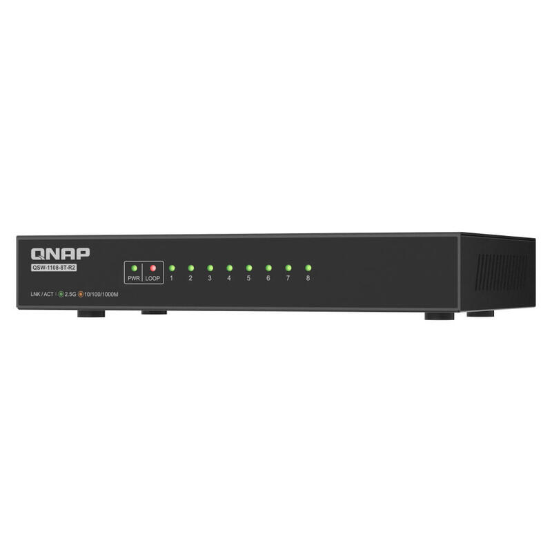 qnap-qsw-1108-8t-r2-conmutador-sin-gestionar-8-x-10100100025g-sobremesa