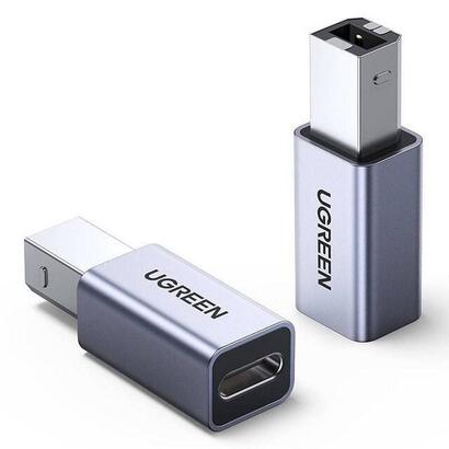 ugreen-adapter-przejsciowka-usb-typ-c-usb-typ-b-szary