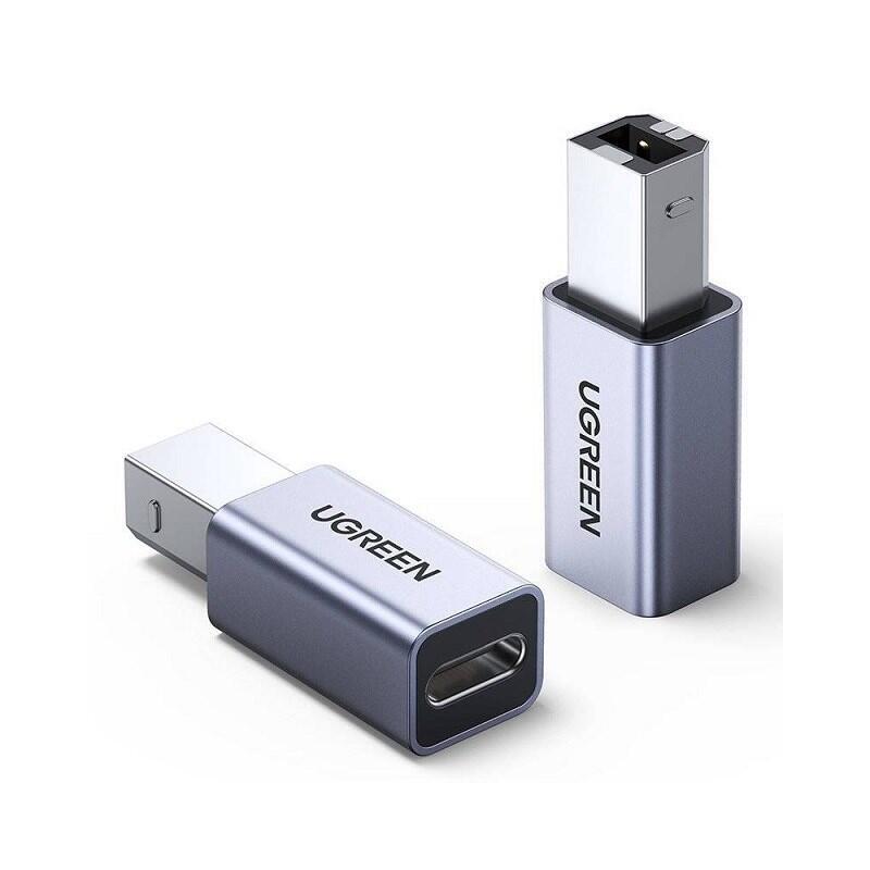 ugreen-adapter-przejsciowka-usb-typ-c-usb-typ-b-szary