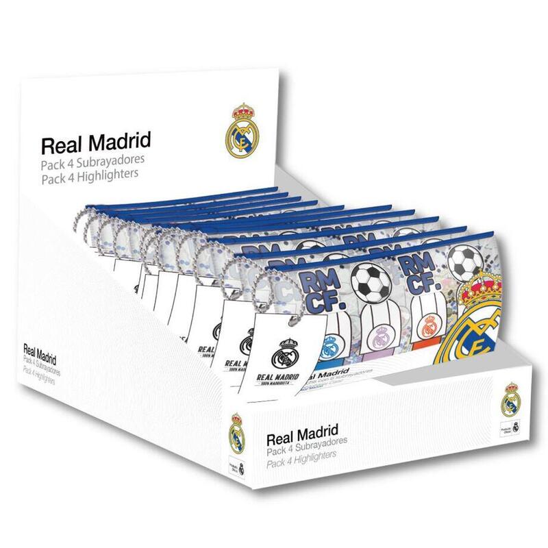 pack-de-12-unidades-estuche-4-subrayadores-real-madrid-surtido