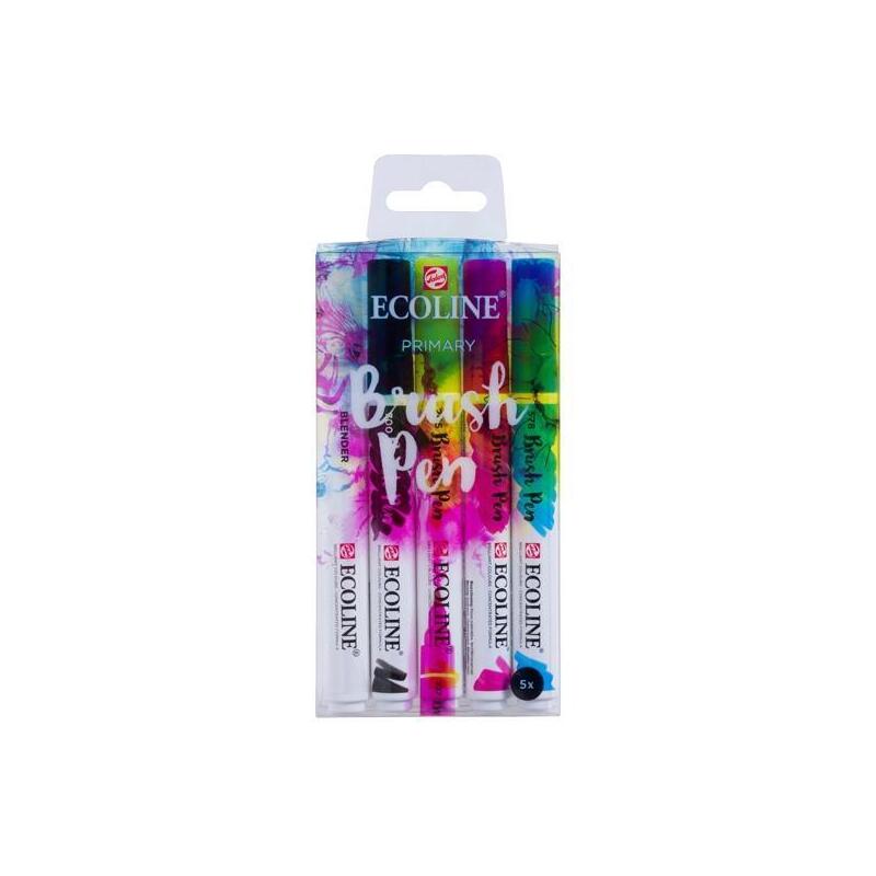 talens-ecoline-rotuladores-brush-pen-punta-pincel-colores-primarios-estuche-5-ud