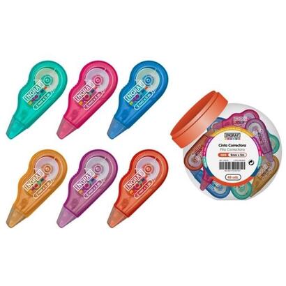 ingraf-mini-mediterraneo-expositor-con-48-mini-cintas-correctoras-5mmx5m-perfecta-adherencia-al-papel-cuerpo-de