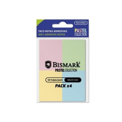 pack-de-24-unidades-bismark-pack-de-4-blocs-de-50-notas-adhesivas-38x51mm-4-colores-pastel