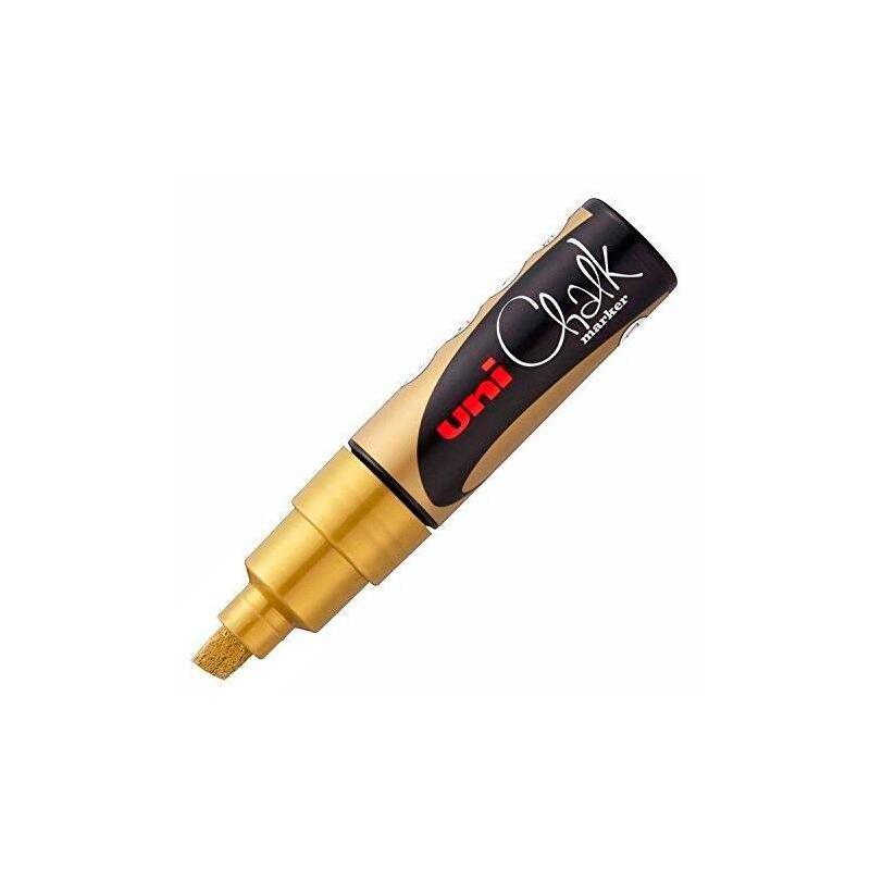 pack-de-6-unidades-uniball-marcador-de-tiza-liquida-chalk-pwe-8k-punta-biselada-oro