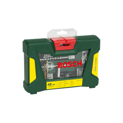 bosch-diy-garden-juego-de-brocas-y-brocas-v-line-tin-48-piezas-juego-de-brocas-y-brocas-verde-con-varilla-magnetica-2607017314