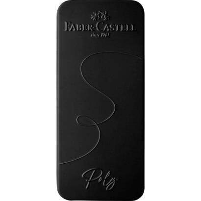 faber-castell-poly-pack-de-boligrafo-poly-ball-y-pluma-estilografica-poly-pen-con-plumin-b-clip-de-metal-negro