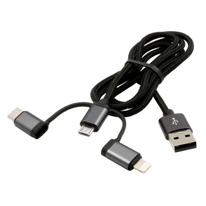exsys-ex-k1403-2-cable-usb-usb-20-1-m-usb-a-usb-c-negro-gris