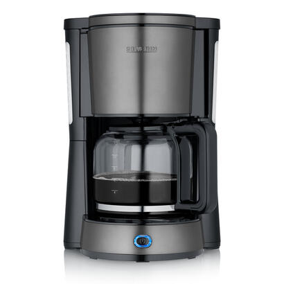 severin-ka-9340-dark-inox-mit-glaskanne