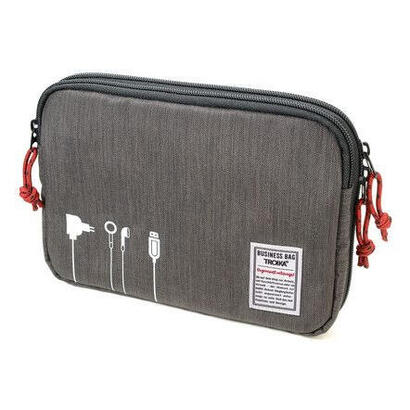 troika-business-tech-pouch-2-organizador-personal-poliester-negro-gris
