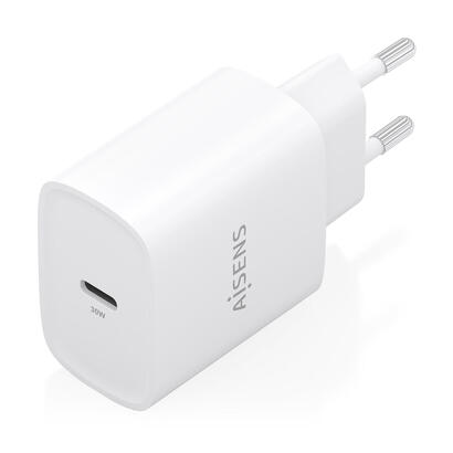 aisens-cargador-gan-30w-1xusb-c-pd30-blanco