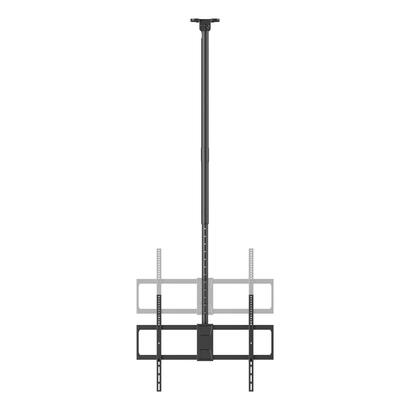 aisens-soporte-de-techo-pro-giratorio-inclinable-extensible-y-nivelable-para-monitortv-80kg-de-50-100-negro