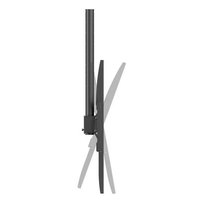 aisens-soporte-de-techo-pro-giratorio-inclinable-extensible-y-nivelable-para-monitortv-80kg-de-50-100-negro
