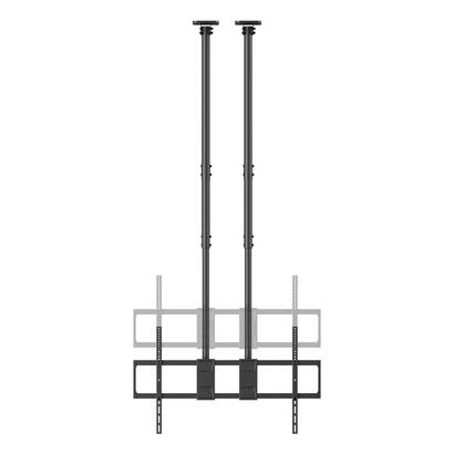 aisens-soporte-de-techo-pro-inclinable-extensible-y-nivelable-para-monitortv-120kg-de-60-120-negro