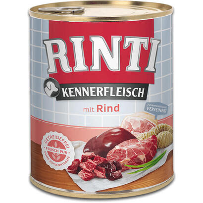 rinti-kennerfleisch-beef-comida-humeda-para-perros-800g