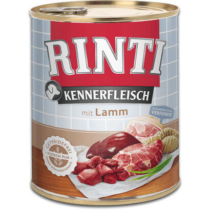 rinti-kennerfleisch-lamb-comida-humeda-para-perros-800g