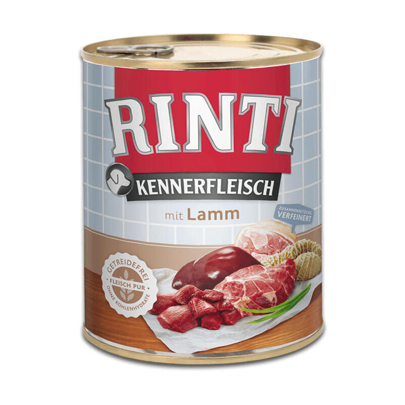 rinti-kennerfleisch-lamb-comida-humeda-para-perros-800g rinti-kennerfleisch-lamb-comida-humeda-para-perros-800g