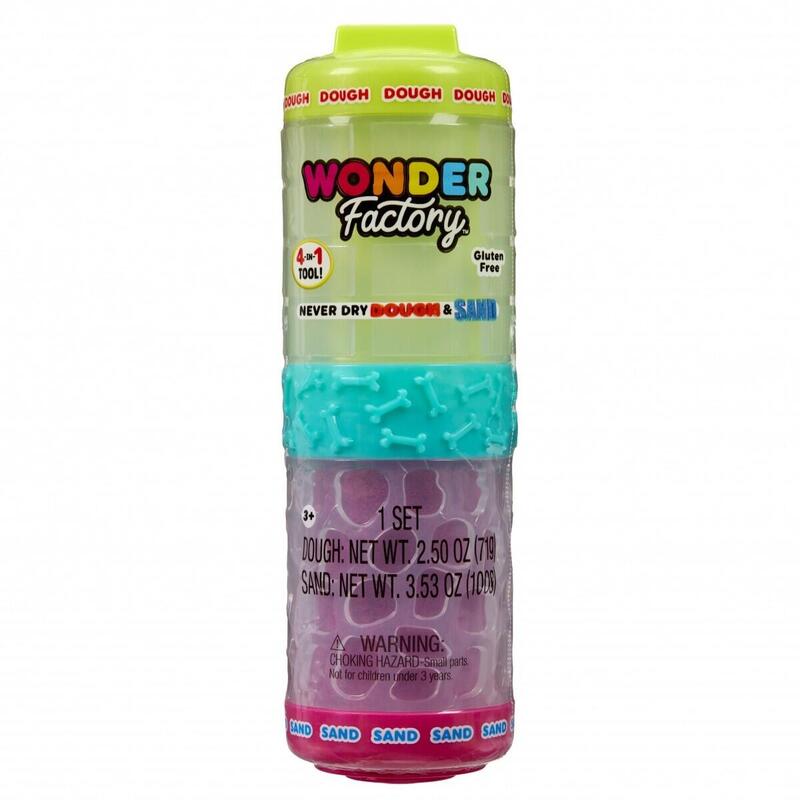 masa-plastyczna-wonder-factory-never-dry-dough-limonkowy-rozowy